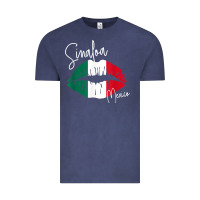 Vintage Denim GGT Travel Souvenir Style SINALOA MX Flag Lips Vintage Tee - trangStudio