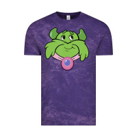 Cloud Purple Candy Land Halloween Plumpy Big Face Vintage Tee - trangStudio