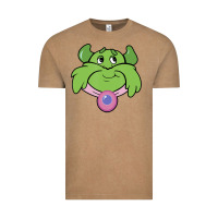 Vintage Coffee Candy Land Halloween Plumpy Big Face Vintage Tee - trangStudio
