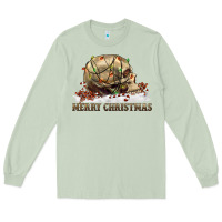 Matcha Merry christmas skull Long Sleeve Tee - RanaPortraitStore