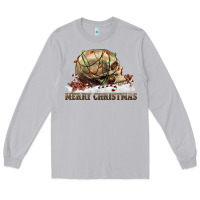 Moon Dust Merry christmas skull Long Sleeve Tee - RanaPortraitStore
