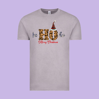 Ho Ho Ho Merry Christmas Vintage Tee Designed By Bettercallsaul