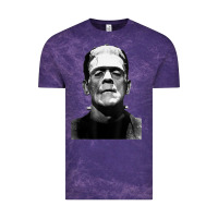 Cloud Purple Classic Halloween Monster Horror Movie Frankenstein Monster Vintage Tee - trangStudio