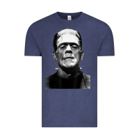 Vintage Denim Classic Halloween Monster Horror Movie Frankenstein Monster Vintage Tee - trangStudio