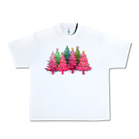 White christmas tress with lights Urban Heavy Tee - texasbilliewilder
