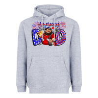 Heather Grey american dod Heavyweight Hoodie - CowhideDigitalArt