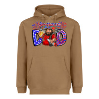 Toasted Coconut american dod Heavyweight Hoodie - CowhideDigitalArt