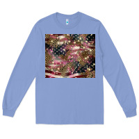 Colony Blue American flag leopard pinktumbler Long Sleeve Tee - HowdyJamesFarm