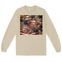 Mushroom American flag leopard pinktumbler Long Sleeve Tee - HowdyJamesFarm