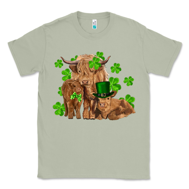 St Patrick's Day Cow Family Classic Tee by RanaPortraitStore | Teevron