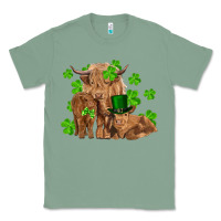 Sage st patrick's day cow family Classic Tee - RanaPortraitStore
