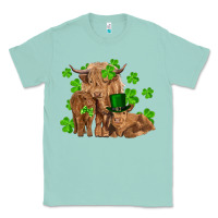 Seafoam st patrick's day cow family Classic Tee - RanaPortraitStore