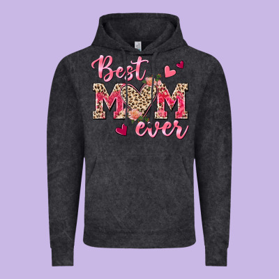Best Mom Ever Vintage Hoodie Designed By Texasbilliewilder