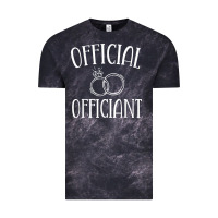 Cloud Black Men Wedding Ordained Minister Gift Vintage Tee - trangStudio