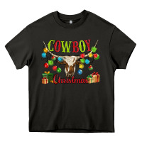 Asphalt cowboy christmas Heavy Core Tee - MaliasSmallBusiness