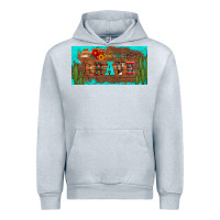 Heather Grey brave turquoise leopard cactus and floral arrow licanse plate Urban Hoodie - Artiststas