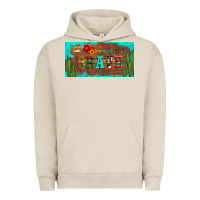 Pigment French Oak brave turquoise leopard cactus and floral arrow licanse plate Urban Hoodie - Artiststas