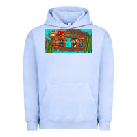 Pigment Grape Ice brave turquoise leopard cactus and floral arrow licanse plate Urban Hoodie - Artiststas
