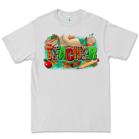 Dove Grey teacher fall Premium Tee - MaliasSmallBusiness