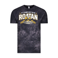 Cloud Black Roatan Honduras Souvenir Roatan Gift Travel Vintage Tee - trangStudio