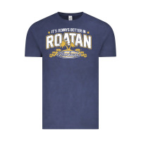 Vintage Denim Roatan Honduras Souvenir Roatan Gift Travel Vintage Tee - trangStudio