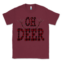 Burgundy Oh Deer Classic Tee - Bettercallsaul