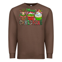 Chestnut Merry Christmas Premium Sweatshirt - CowhideDigitalArt