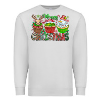 Dove Grey Merry Christmas Premium Sweatshirt - CowhideDigitalArt