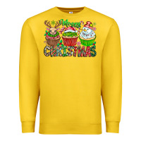 Lemon Merry Christmas Premium Sweatshirt - CowhideDigitalArt