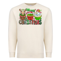 Sandshell Merry Christmas Premium Sweatshirt - CowhideDigitalArt
