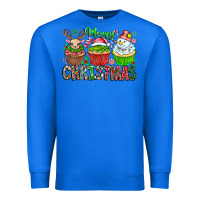 True Royal Merry Christmas Premium Sweatshirt - CowhideDigitalArt