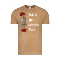 Vintage Camel just a girl who loves sloths Vintage Tee - Bettercallsaul