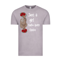 Vintage Zinc just a girl who loves sloths Vintage Tee - Bettercallsaul