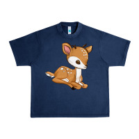 Navy gazelle Urban Heavy Tee - texasbilliewilder