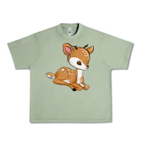 Oil Green gazelle Urban Heavy Tee - texasbilliewilder