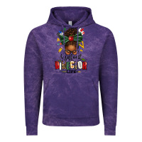 Cloud Purple assistant director life afro messy bun Vintage Hoodie - texasbilliewilder