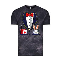 Cloud Black magician costume halloween magic show men women kids boys Vintage Tee - trangStudio