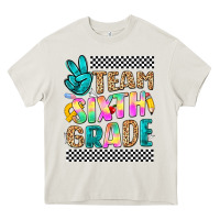 Cream team sixth grade Heavy Core Tee - NancyCooperArtShop