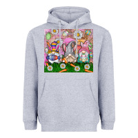 Heather Grey easter gnome Heavyweight Hoodie - CowhideDigitalArt