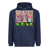 Navy easter gnome Heavyweight Hoodie - CowhideDigitalArt