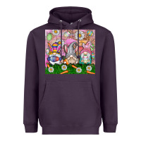 Plum easter gnome Heavyweight Hoodie - CowhideDigitalArt