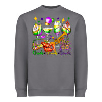 Storm drink drank drunk mardi gras wine glasses olivia Heavyweight Sweatshirt - OliviaCreatesArt