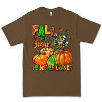 Cacao fall for jesus he never leaves Premium Tee - MaliasSmallBusiness