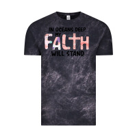 Oceans Deep My Faith Will Stand Vintage Tee | Teevron