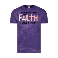 Cloud Purple Oceans Deep My Faith Will Stand Vintage Tee - Bettercallsaul
