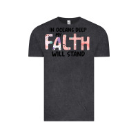 Vintage Black Oceans Deep My Faith Will Stand Vintage Tee - Bettercallsaul