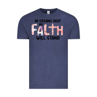 Vintage Denim Oceans Deep My Faith Will Stand Vintage Tee - Bettercallsaul