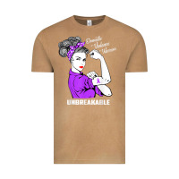 Vintage Camel Domestic Violence Warrior Unbreakable Awareness Gift Vintage Tee - minhPixels