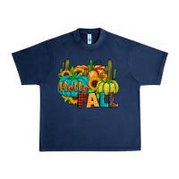 Navy hello fall Urban Heavy Tee - JahusDesignShop