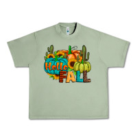 Oil Green hello fall Urban Heavy Tee - JahusDesignShop